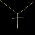Colier Cross Placat cu Aur 18K