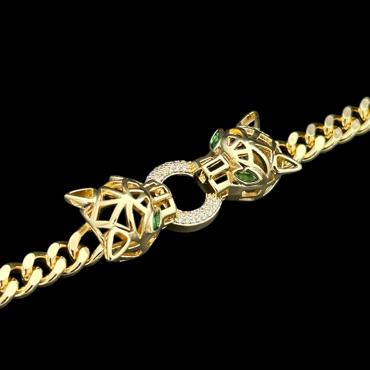 Brățară Panthera Special Placată cu Aur 18K