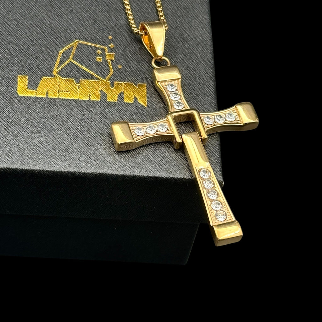 Colier Fast&Furious INOX Placat cu Aur 18K