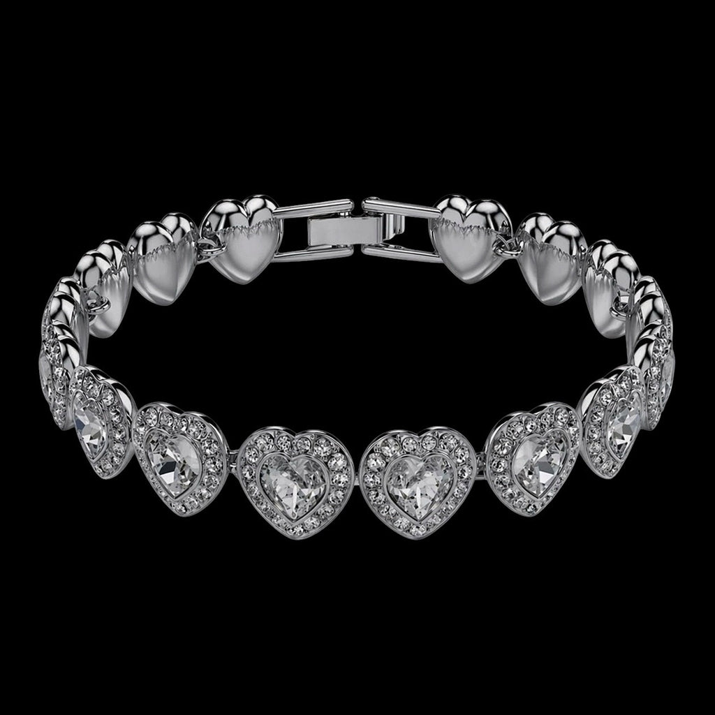 Set Tennis Affection Placat cu Aur Alb