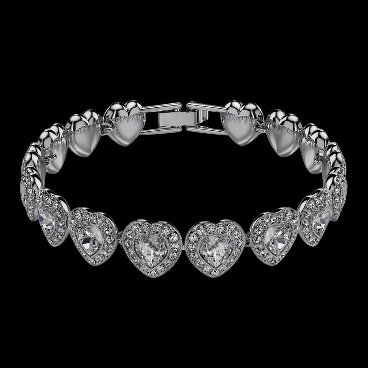 Set Tennis Affection Placat cu Aur Alb