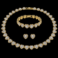 Set Tennis Affection Placat cu Aur 18K