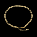 Bratara de picior Linked Placata cu Aur 18K