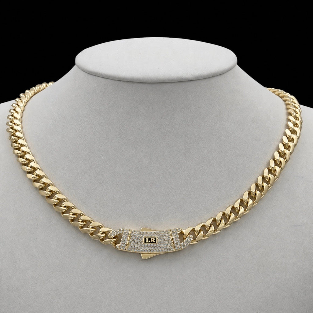 Colier Cuban Bijuterii de Lux Placat cu Aur 18K