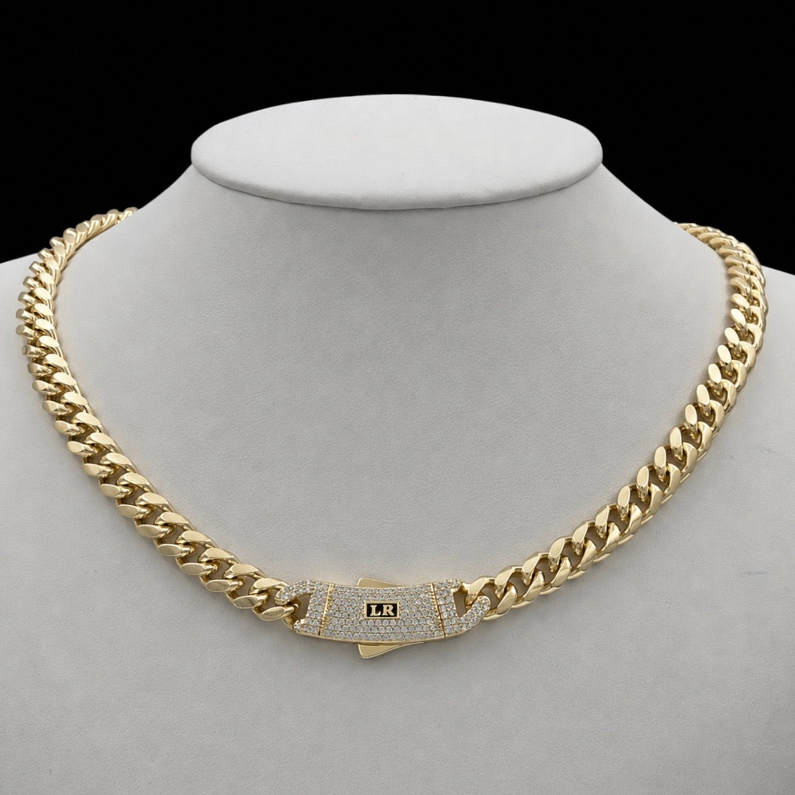 Colier Cuban Bijuterii de Lux Placat cu Aur 18K