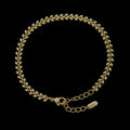 Bratara de picior Leaf Placata cu Aur 18K