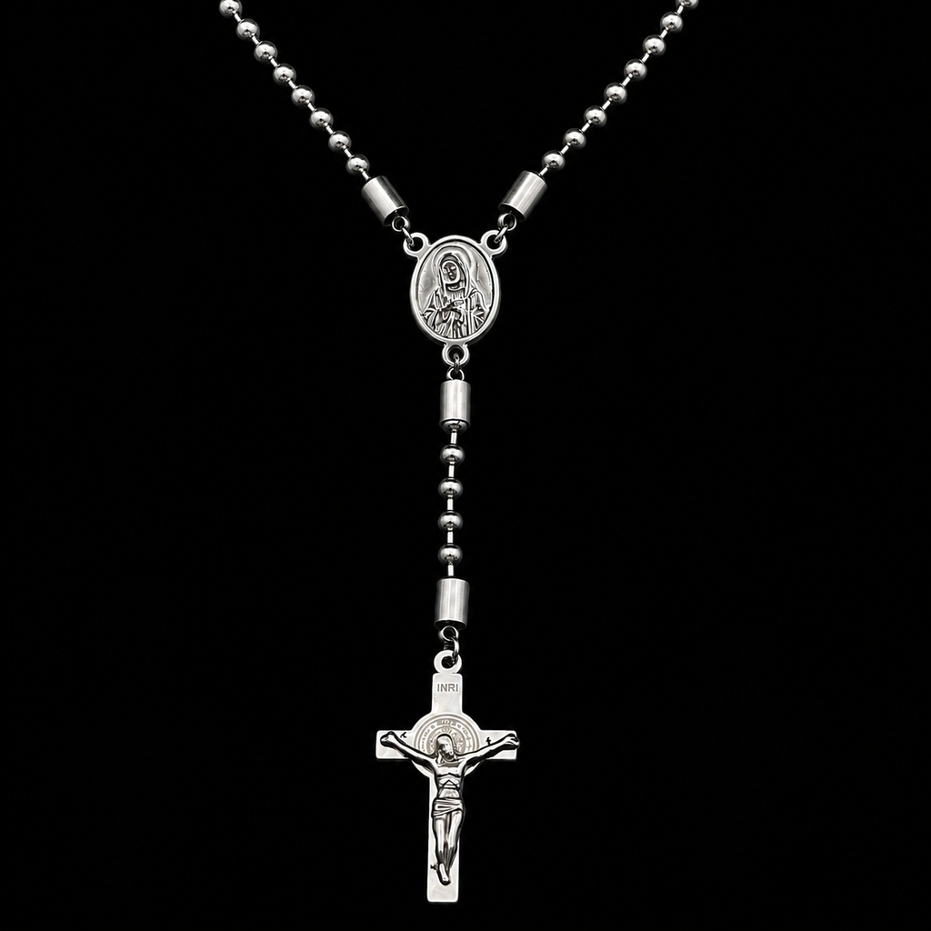 Colier Rosary Clasic INOX
