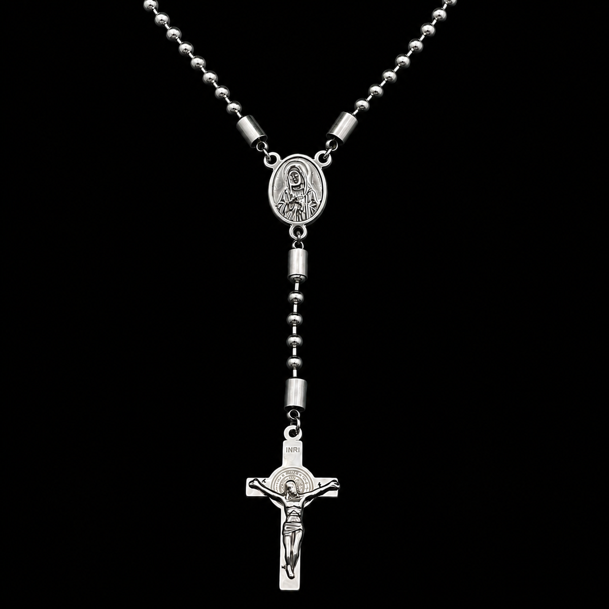 Colier Rosary Clasic INOX