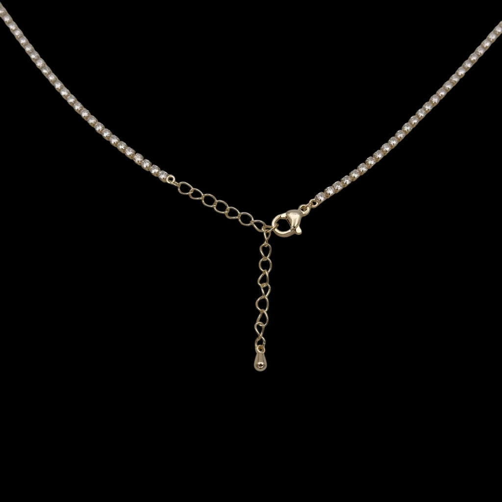 Colier Tennis Nova Placat cu Aur 18K