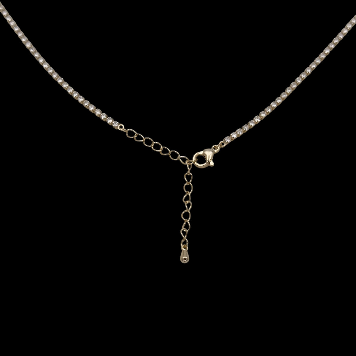 Colier Tennis Nova Multicolor Placat cu Aur 18K