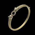 Bratara Fixa Jaguar Placata cu Aur 18K