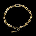 Bratara de picior Legacy Placata cu Aur 18K