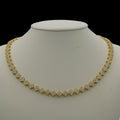 Colier Tennis Trifoi Placat cu Aur 18K