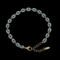 Bratara Evil Eye Placata cu Aur 18K