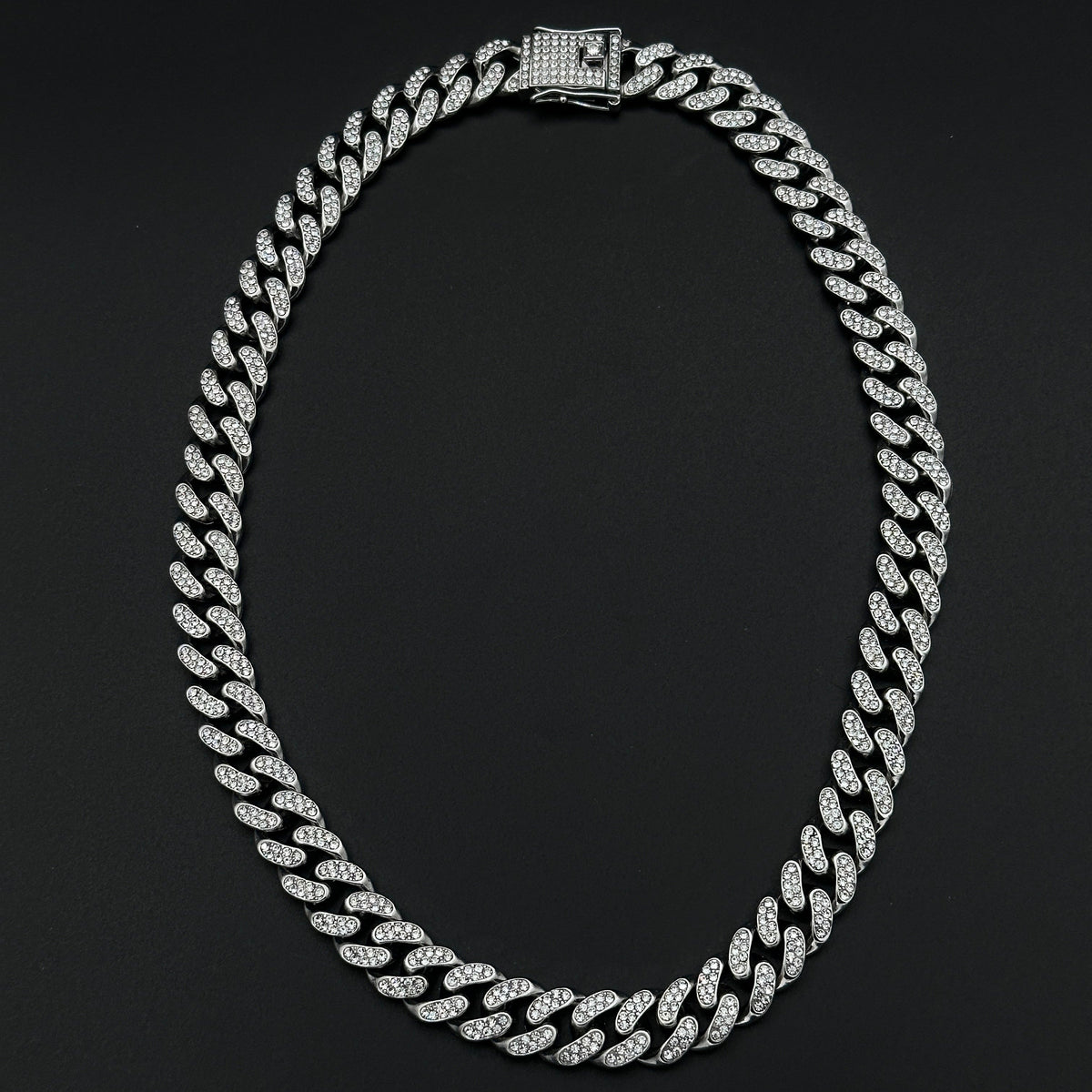 Colier Cuban Silver