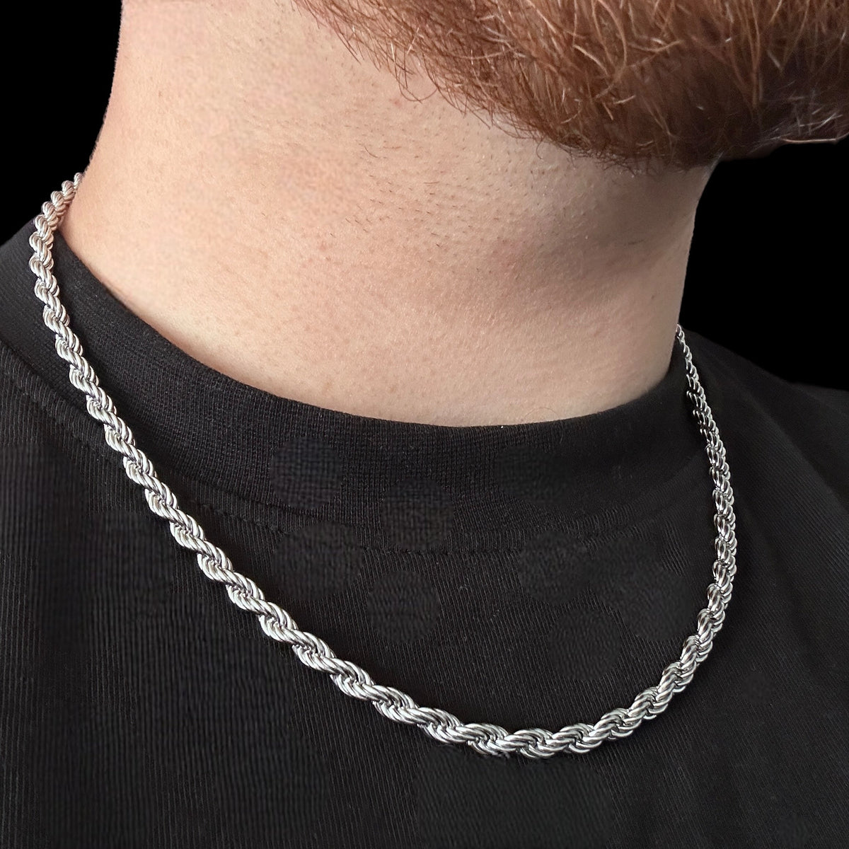 Colier Rope 4MM INOX