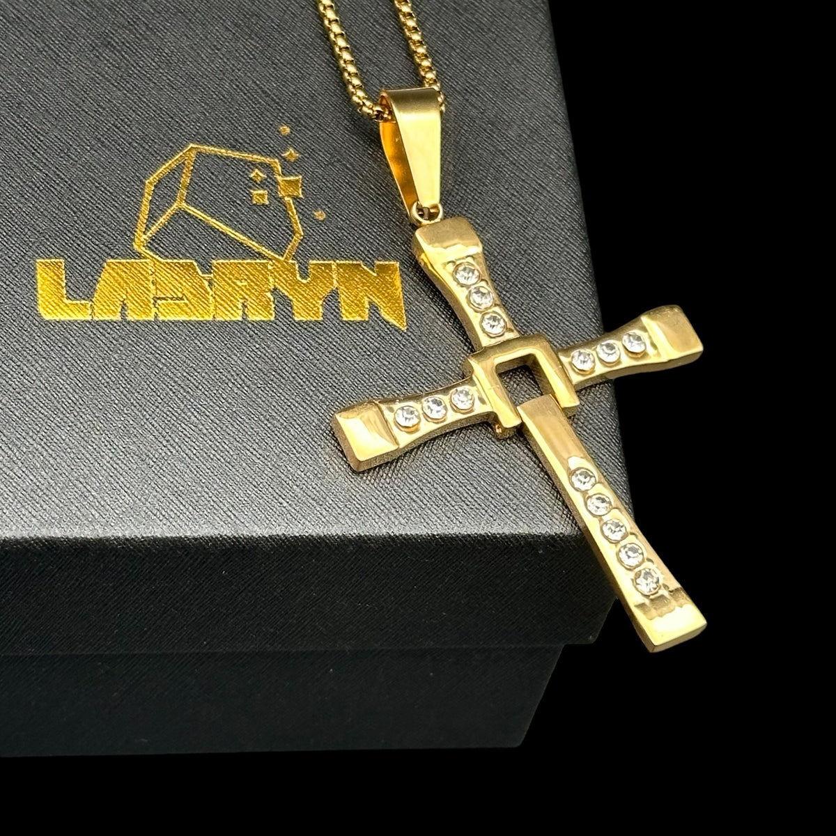 Colier Fast&Furious INOX Placat cu Aur 18K
