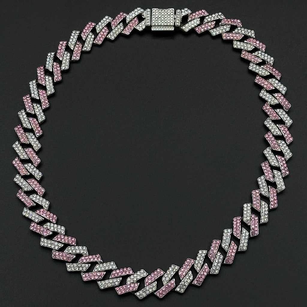 Colier Cuban Special Pink