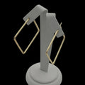 Cercei Square Placati cu Aur 18K