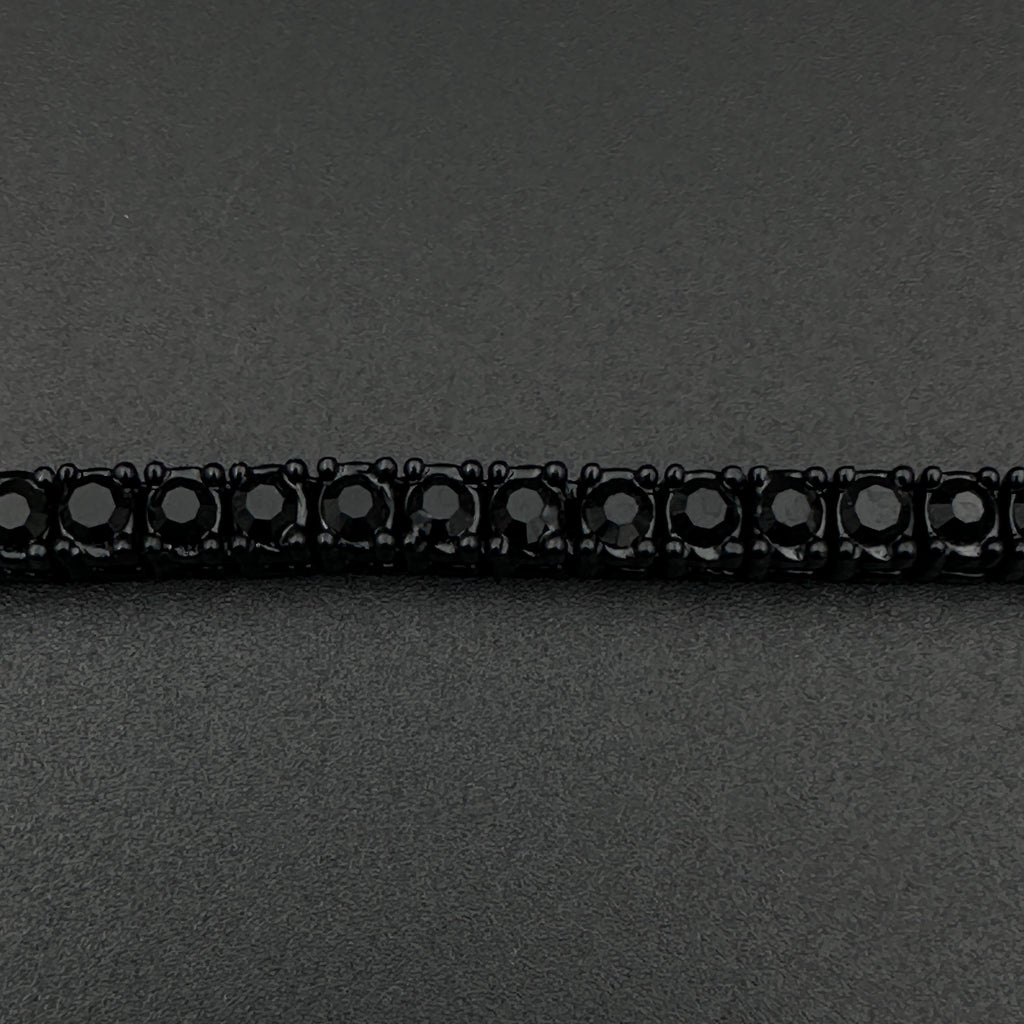 Colier Tennis 5mm Full Black