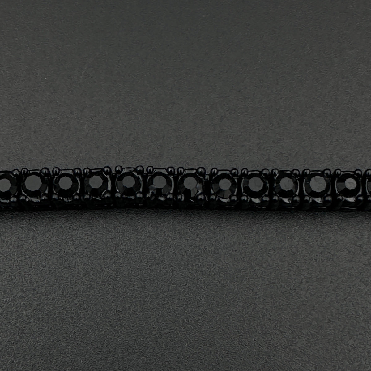 Colier Tennis 5mm Full Black