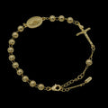 Bratara de picior Rosary Sacred Placata cu Aur 18K