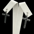 Cercei Cross Black INOX