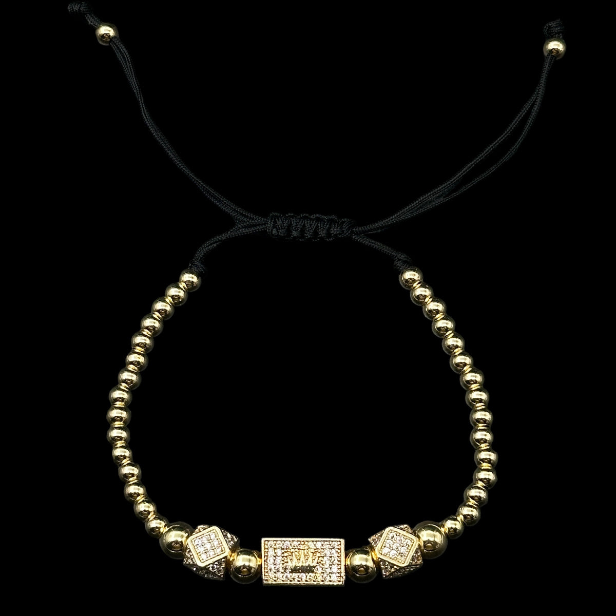 Brățară reglabilă Royal Placată cu Aur 18K