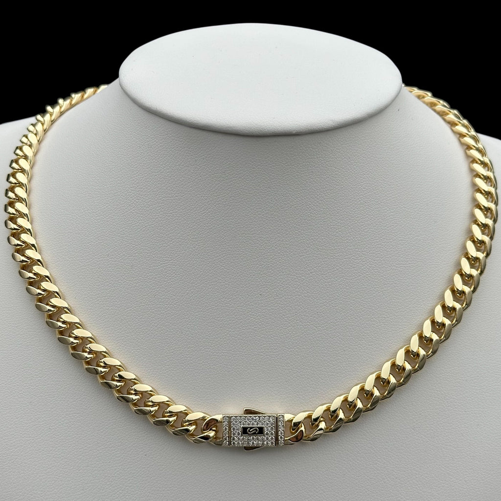 Colier Cuban Monaco Placat cu Aur 18K