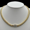 Colier Cuban Monaco Placat cu Aur 18K