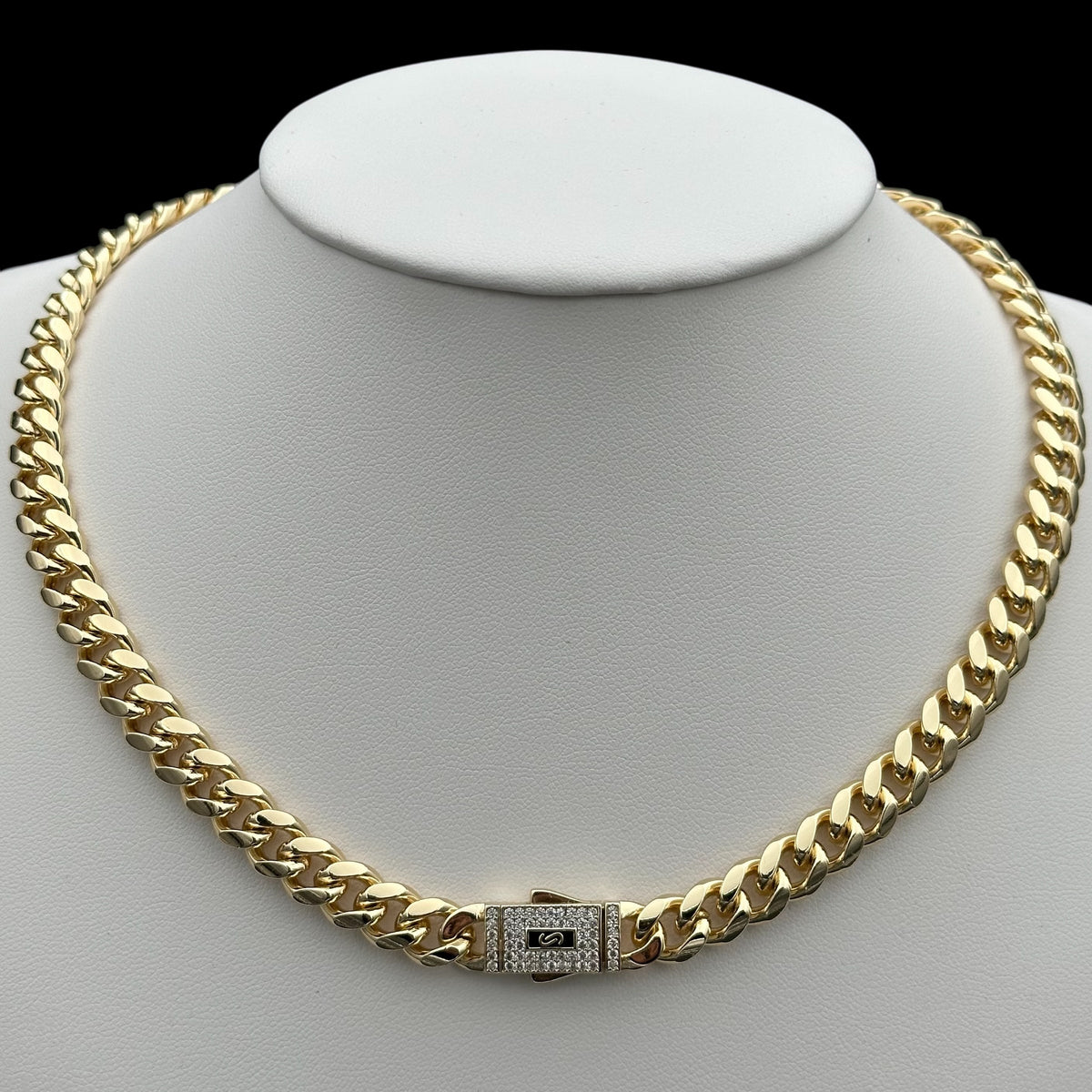 Colier Cuban Monaco Placat cu Aur 18K