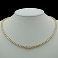 Colier Tennis 4mm Placat cu Aur 18K