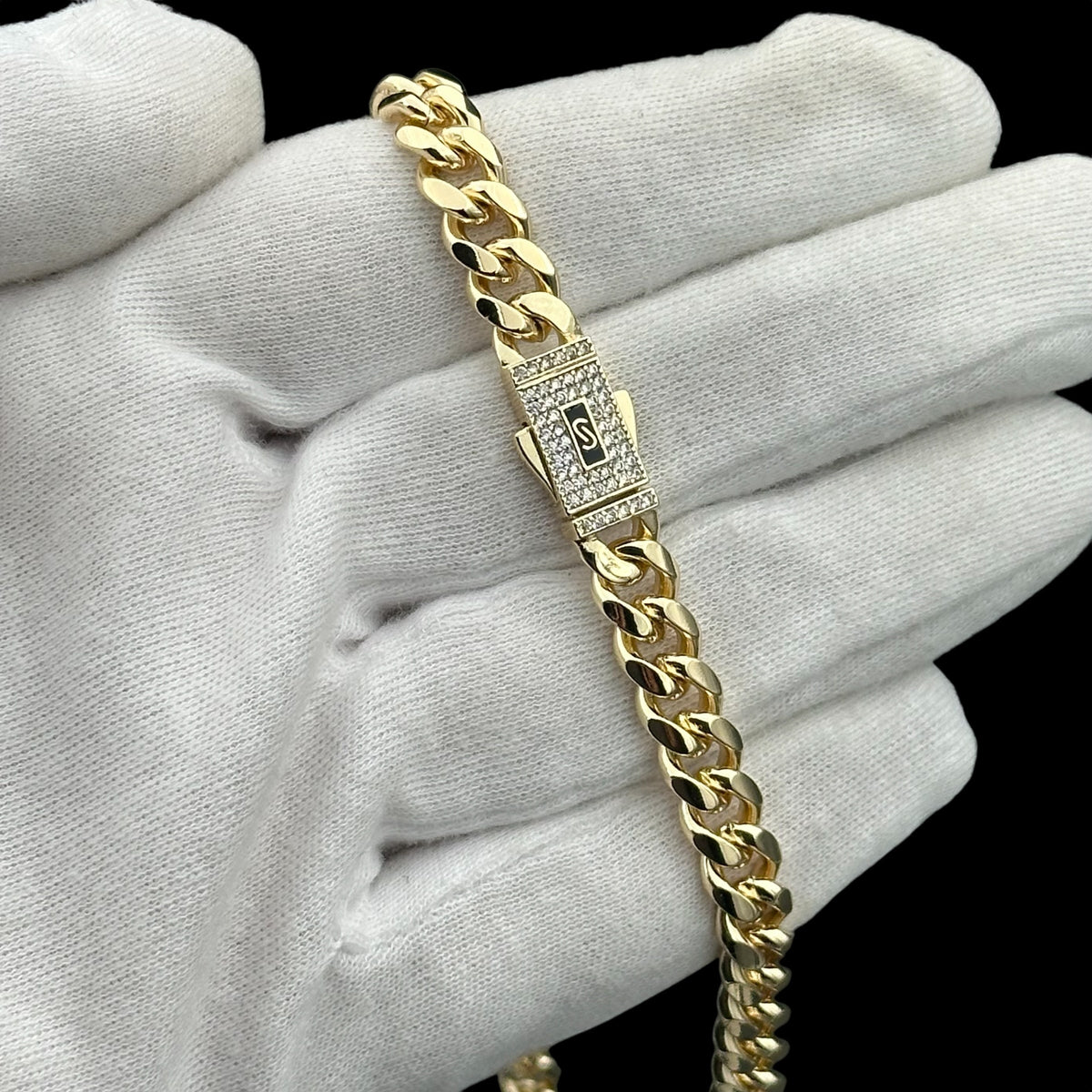 Colier Cuban Monaco Placat cu Aur 18K