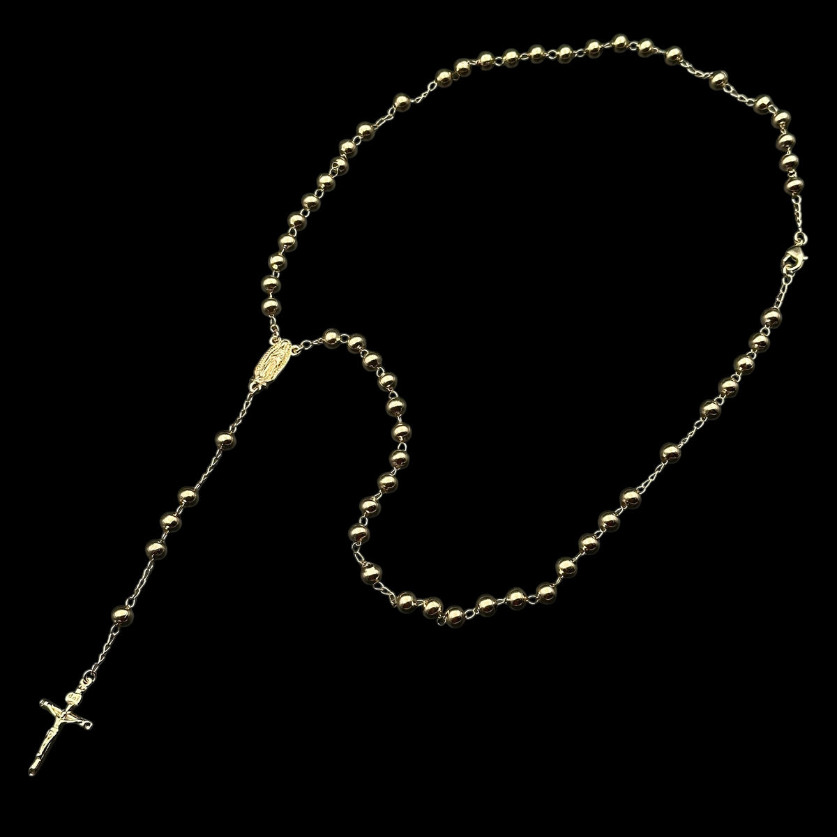 Colier Rosary Sacred Placat cu Aur 18K