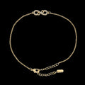 Bratara de picior Infinite Love Placata cu Aur 18K
