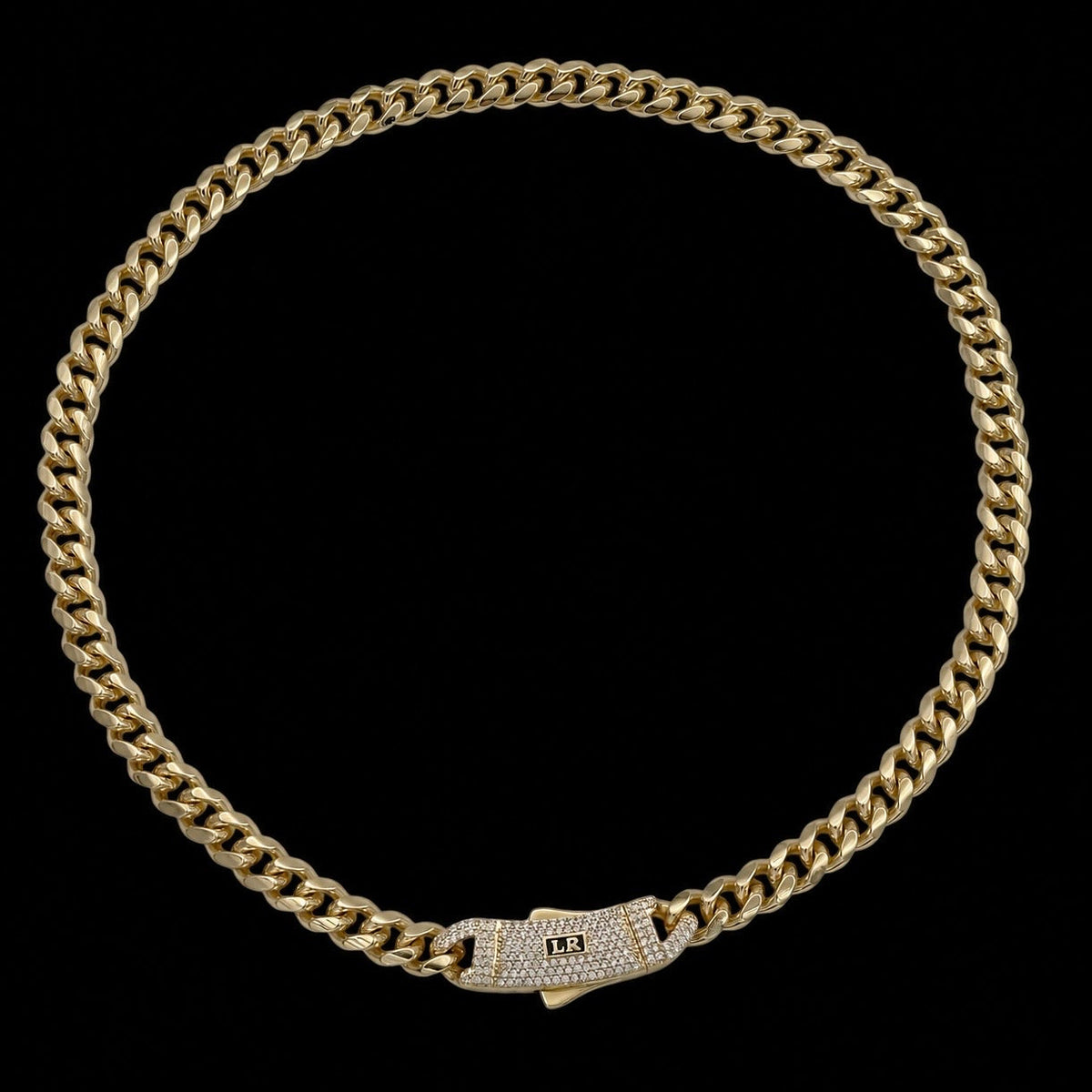Colier Cuban Bijuterii de Lux Placat cu Aur 18K