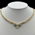 Colier Panthera Frost Placat cu Aur 18K