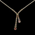 Colier Tennis Nova Multicolor Placat cu Aur 18K