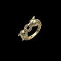 Inel Jaguar Placat cu Aur 18K