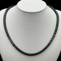 Colier Tennis 5mm Full Black INOX