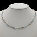 Colier Evil Eye Placat cu Aur 18K