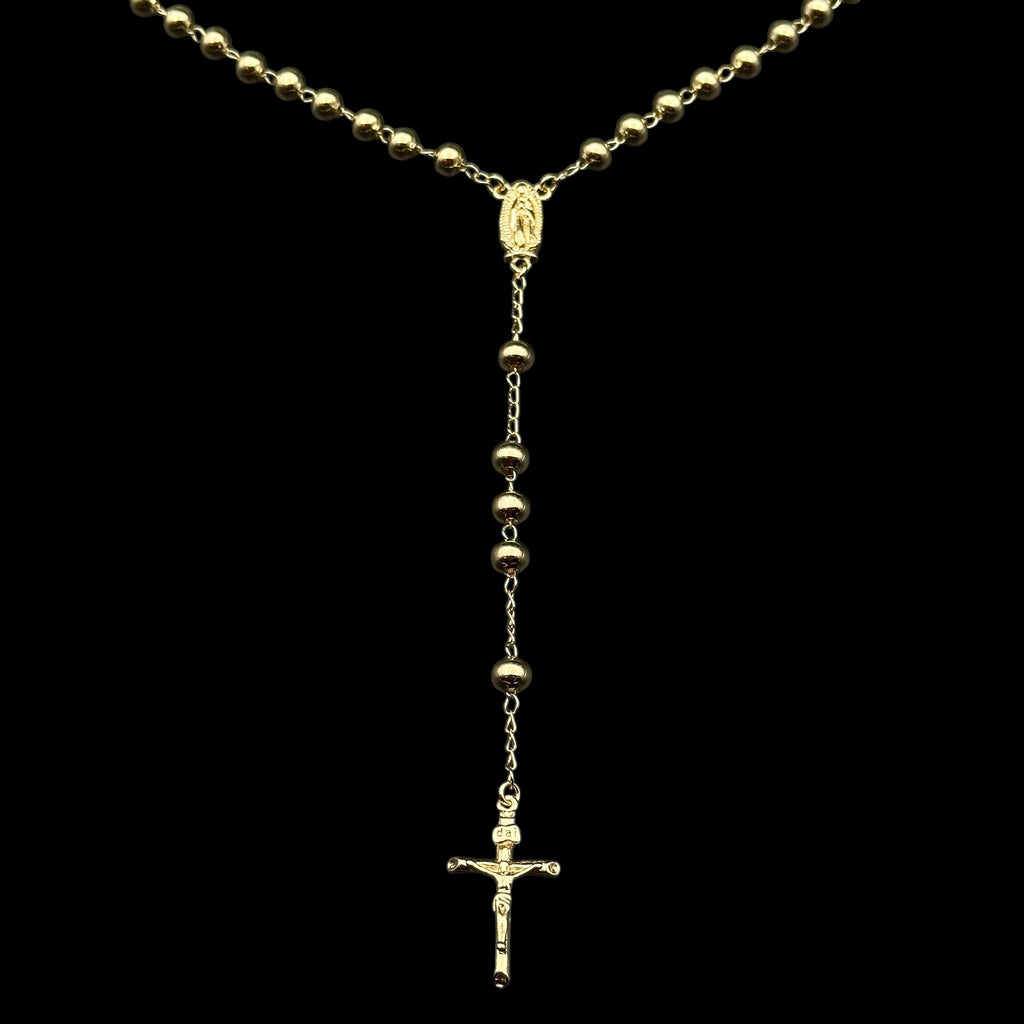 Colier Rosary Sacred Placat cu Aur 18K