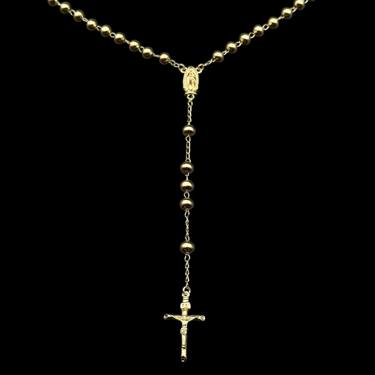 Colier Rosary Sacred Placat cu Aur 18K