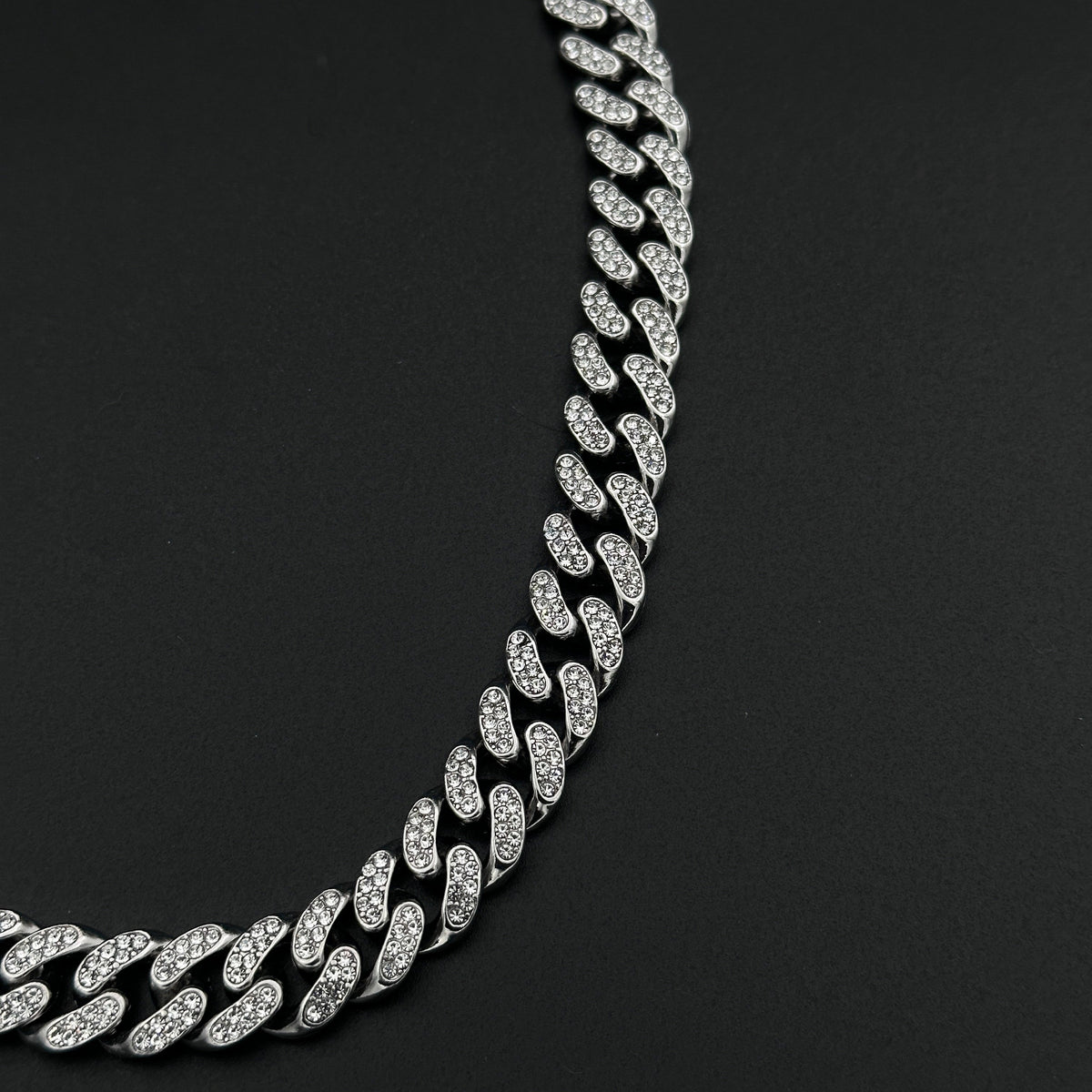 Colier Cuban Silver