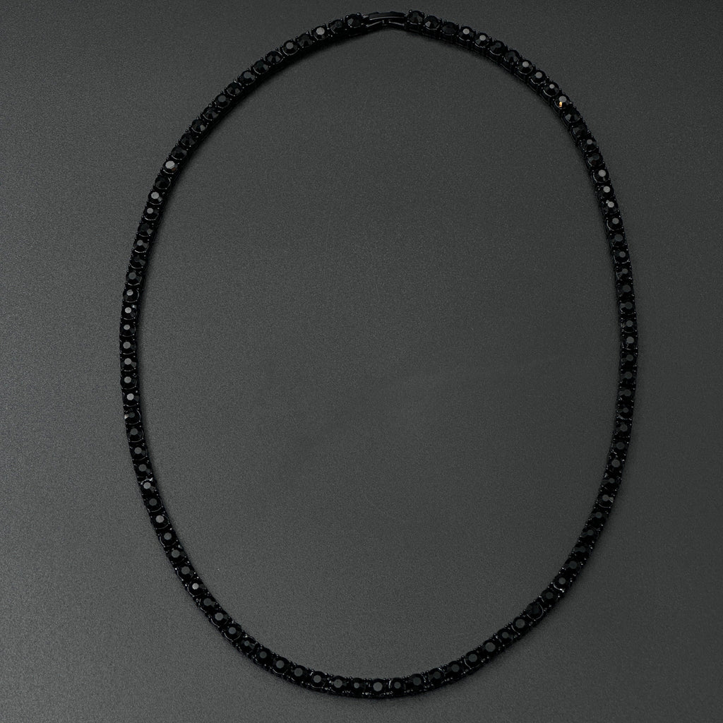 Colier Tennis 5mm Full Black