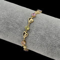 Bratara Passion Multicolor Placata cu Aur 18K