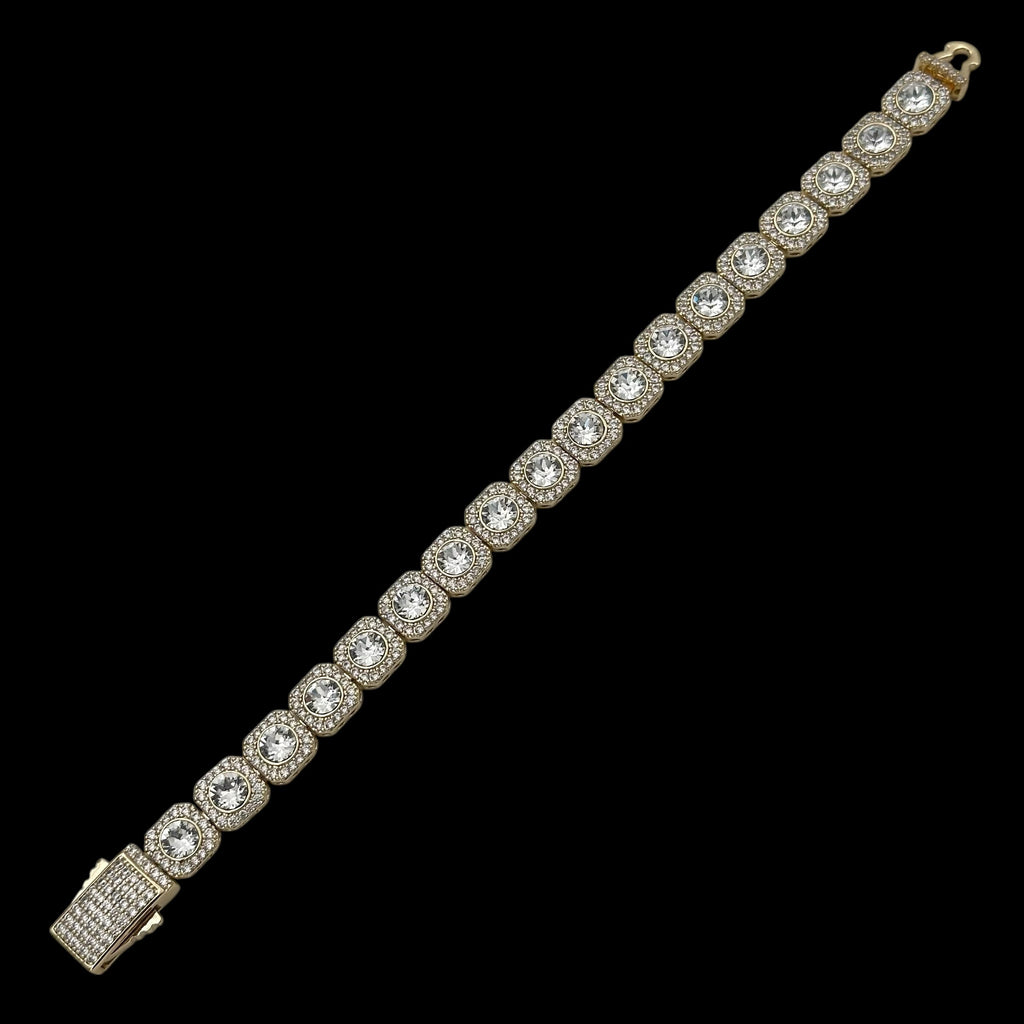 Brățară Tennis Diamond Placată cu Aur 18K