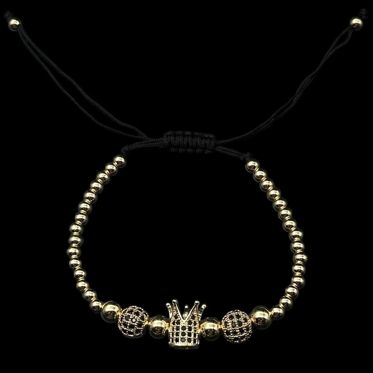 Brățară reglabilă Crown Placată cu Aur 18K