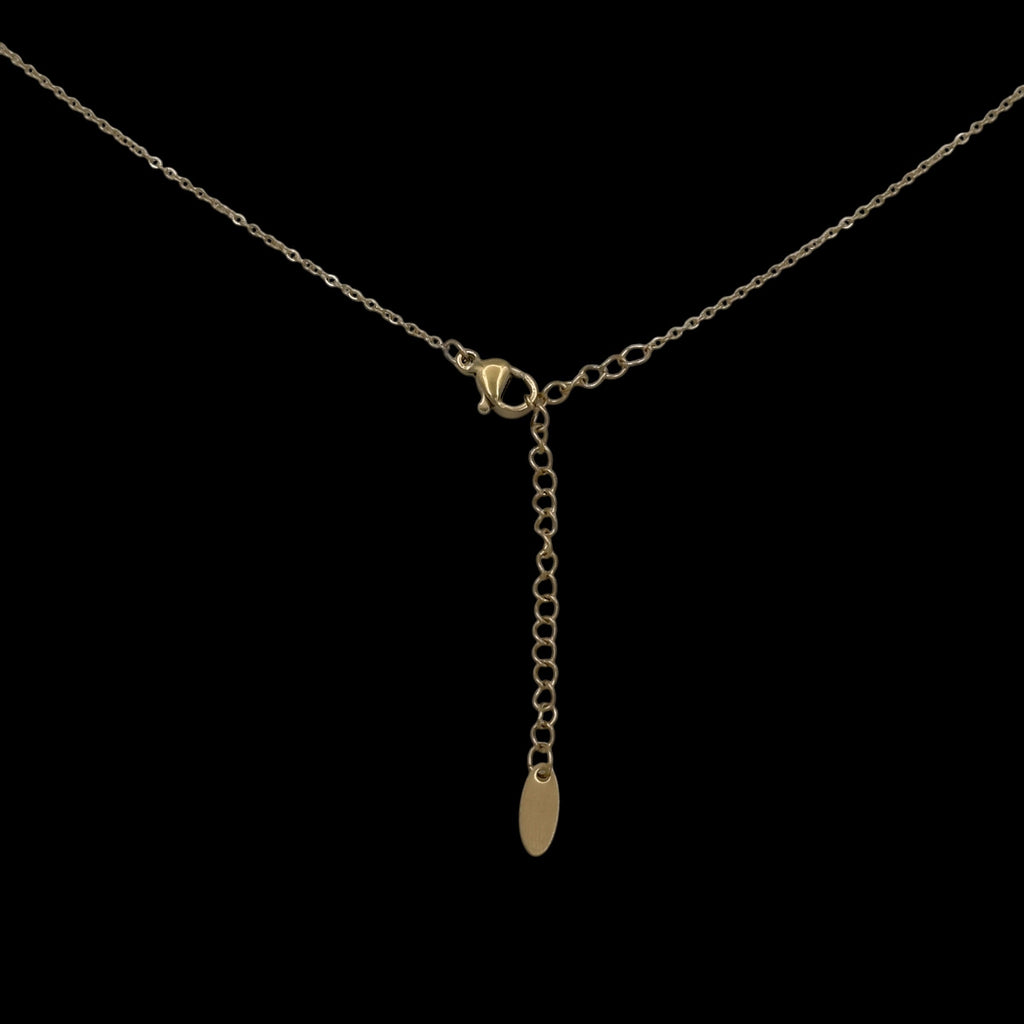 Colier Cross INOX Placat cu Aur 18K