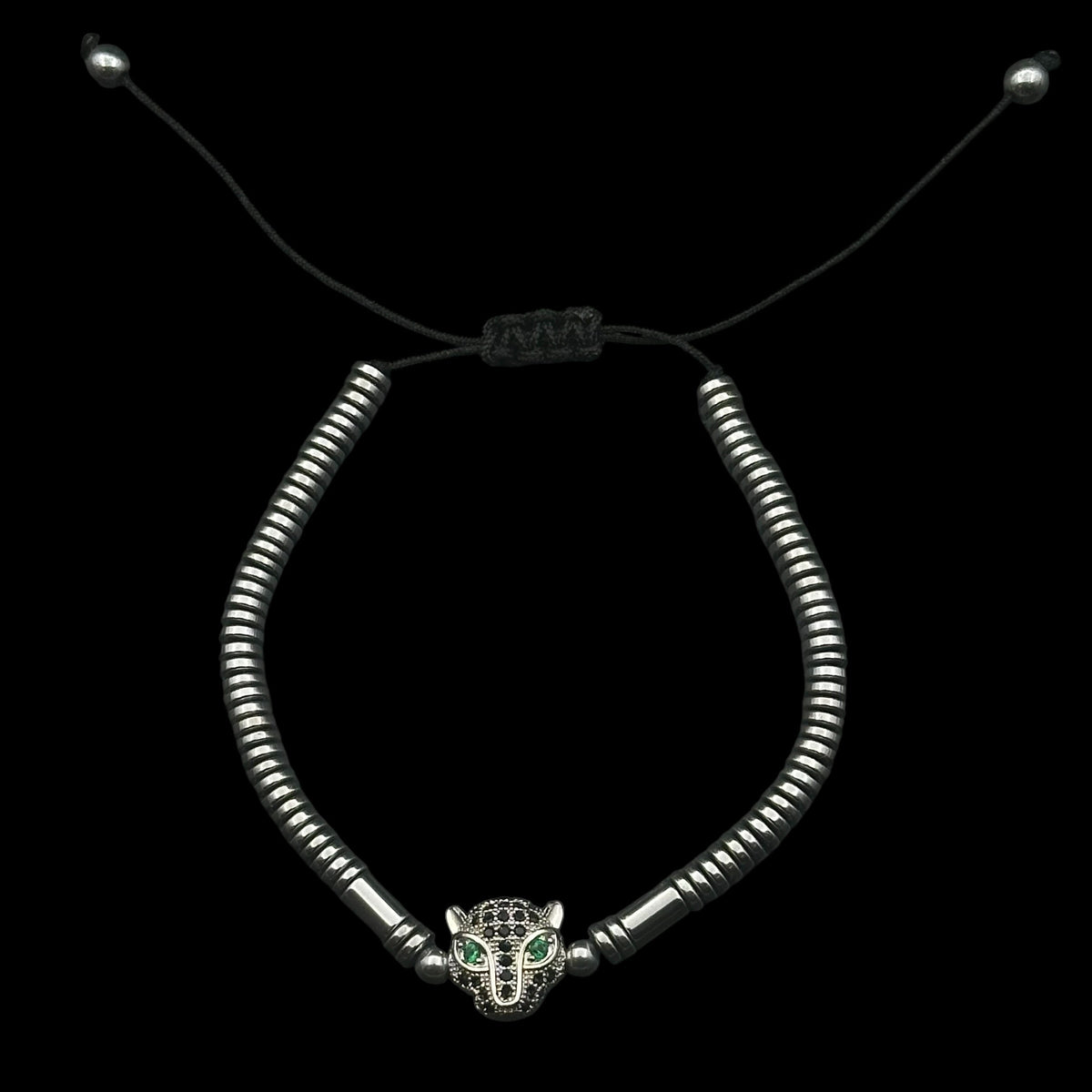Brățară reglabilă Leopard Silver